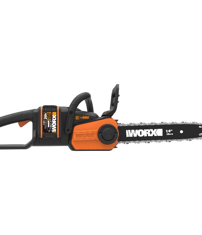 Akuga mootorsaag WG384E, 2x20V, 35cm juhtplaat