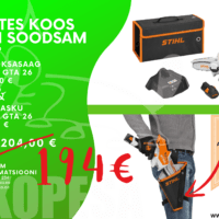 Akuoksasaag  Gta26 + Vöötasku Kombo