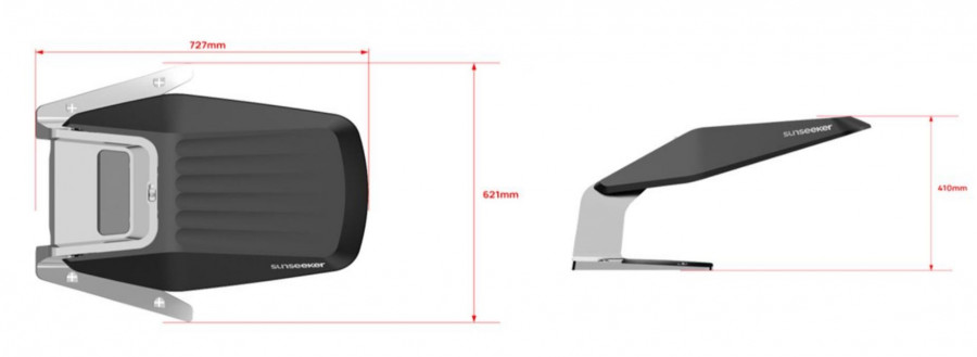 Laadimisjaama kate X3 robotile, Sunseeker