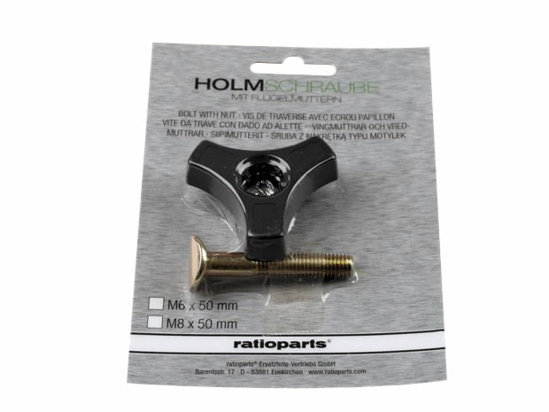 Liblikmutter + polt M8*50, Ratioparts
