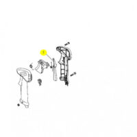 Gaasihoova lukusti CLS-5810, HC-30ES, SRM-250/320/350ES, Echo