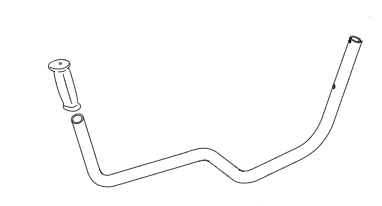 Käepideme komplekt C281TS, SRM-301TES/267/3020TES, C252, Echo