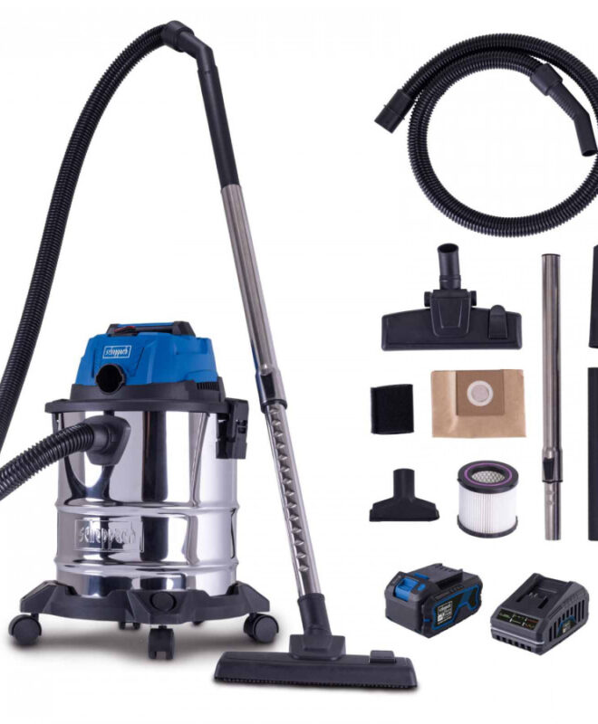 Akuga vee- ja tolmuimeja C-NTS20-X – SET L, Scheppach