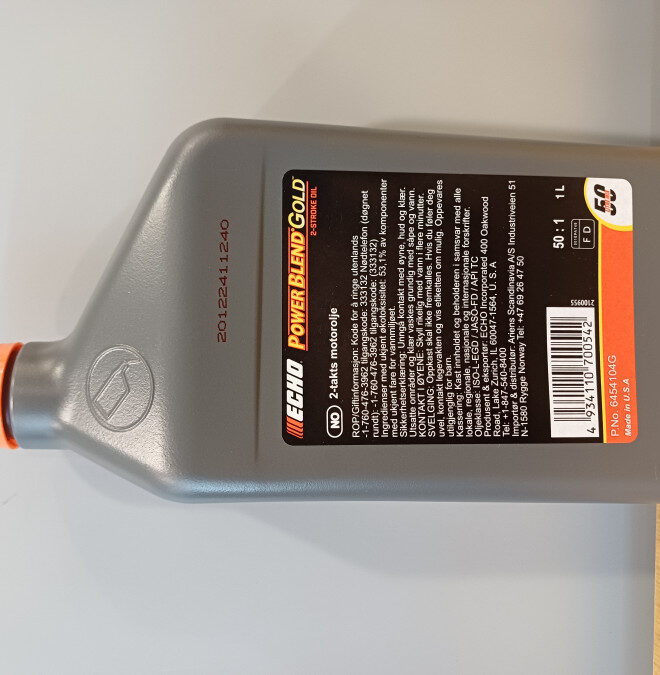 Seguõli 2-taktilisele mootorile Power Blend Gold 2T 1L, Echo