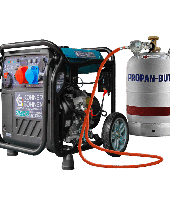 LPG/bensiin invertergeneraator KS 8100iEG 1/3