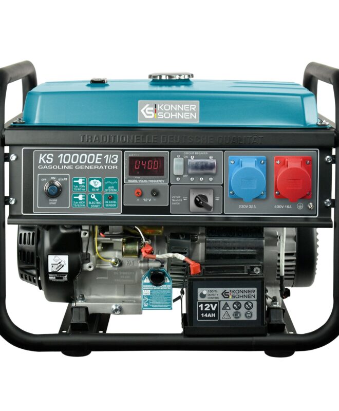 Bensiinigeneraator "Könner & Söhnen" KS 10000E 1/3