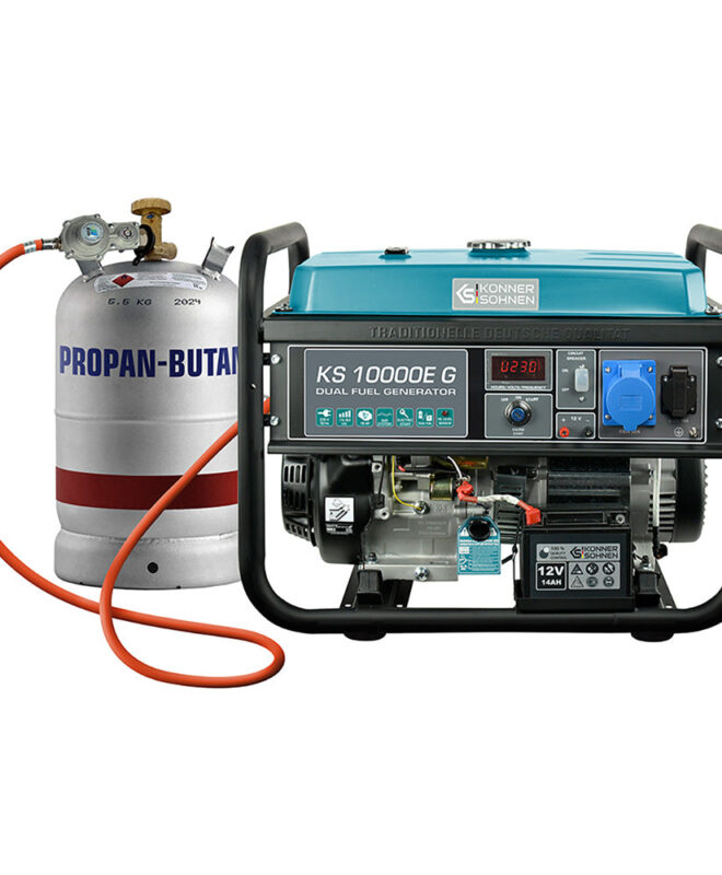 LPG/Bensiin Generaator "Könner & Söhnen" KS 10000E G