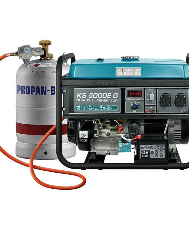 LPG/Bensiin Generaator "Könner & Söhnen" KS 5000E G