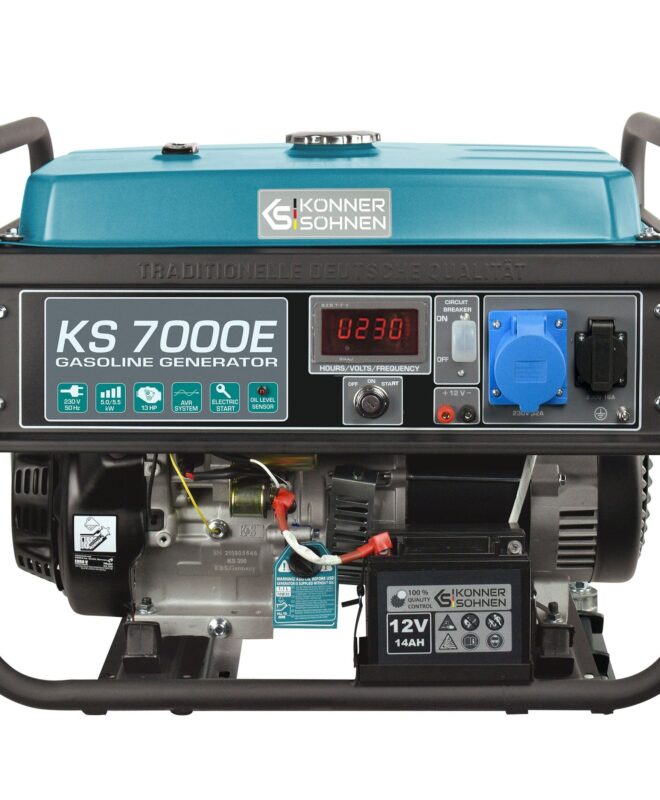 Bensiinigeneraator "Könner & Söhnen" KS 7000E