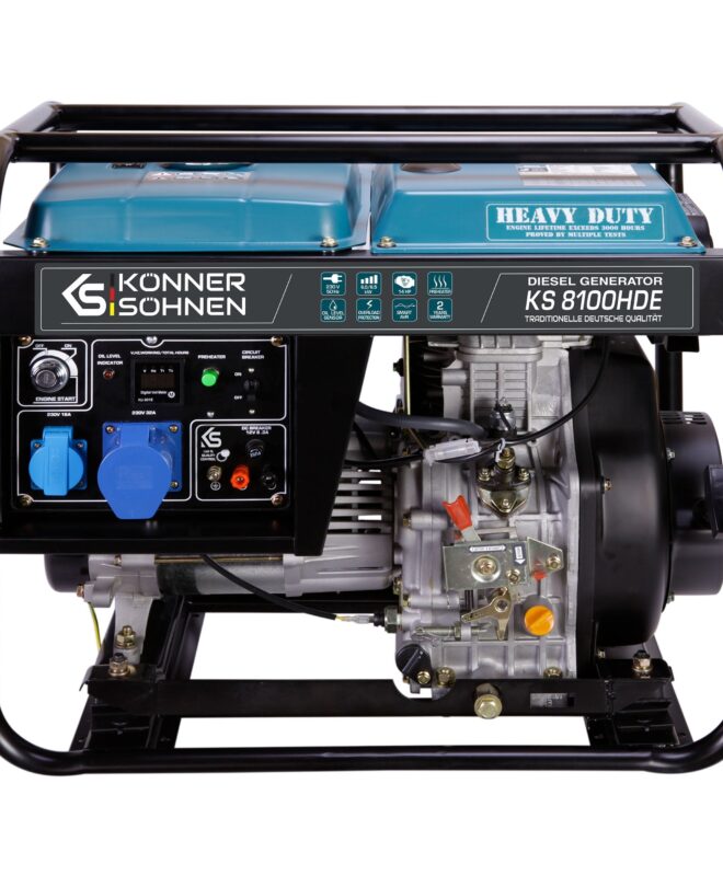 Diiselgeneraator "Könner & Söhnen" KS 8100HDE (EURO V)