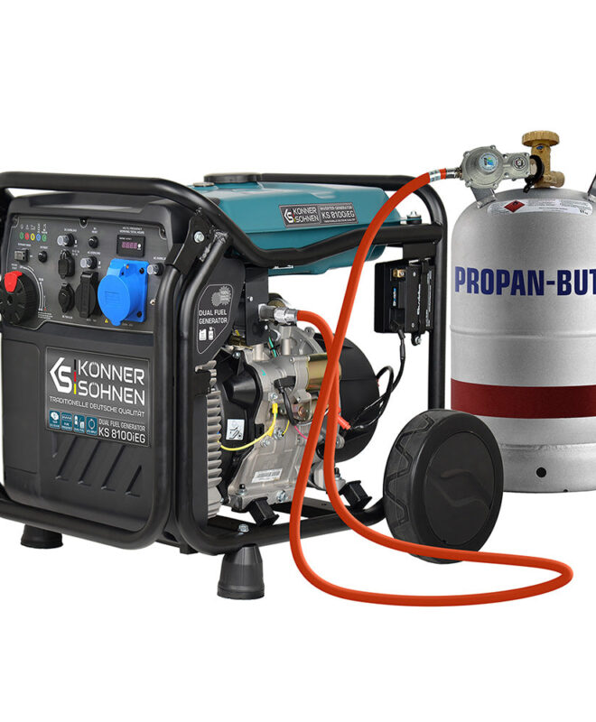 LPG/bensiini invertergeneraator KS 8100iEG