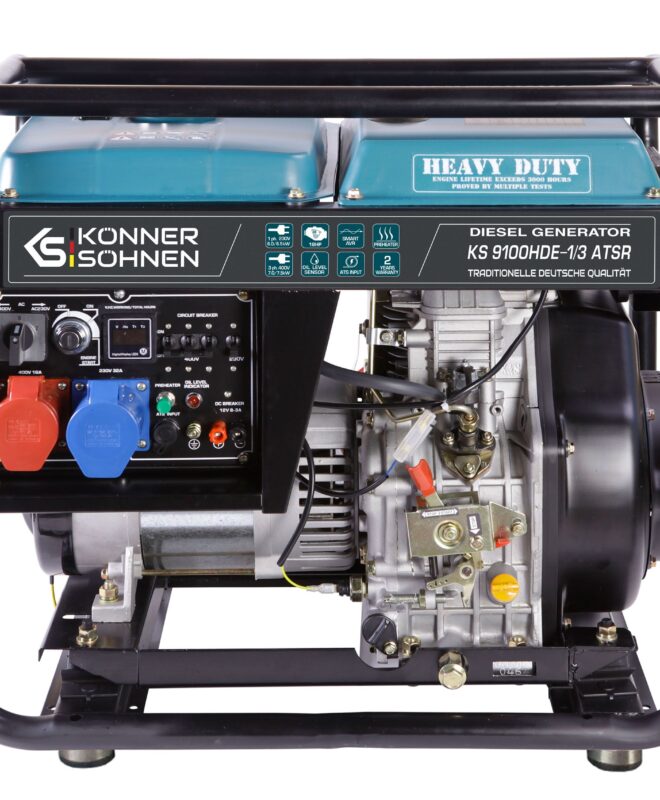 Diiselgeneraator "Könner & Söhnen" KS 9100HDE-1/3 ATSR (EURO V)