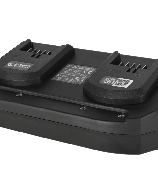 Kahe pordiga kiirlaadija 20V liitiumakule KS C35A-2