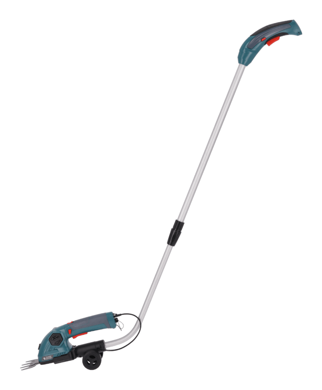 Juhtmeta 2-ühes murukäärid ja hekilõikur teleskoopilise pikendusvarrega KS SHT-8V + pikendusvars