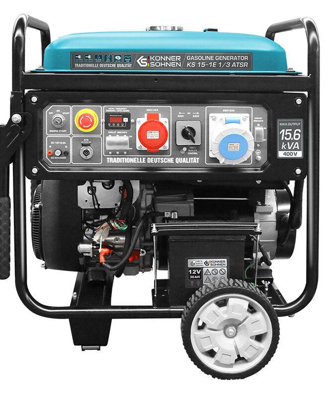 Bensiinigeneraator "Könner & Söhnen" KS 15-1E 1/3 ATSR
