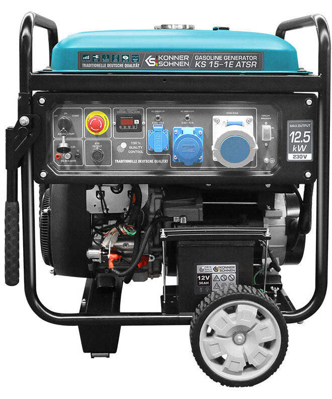 2-silindriline bensiinigeneraator "Könner & Söhnen" KS 15-1E ATSR