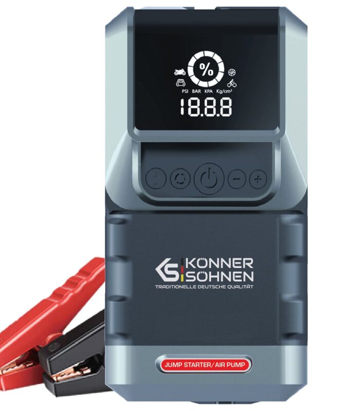 Käivitusabi koos õhukompressoriga KS JSP-1300