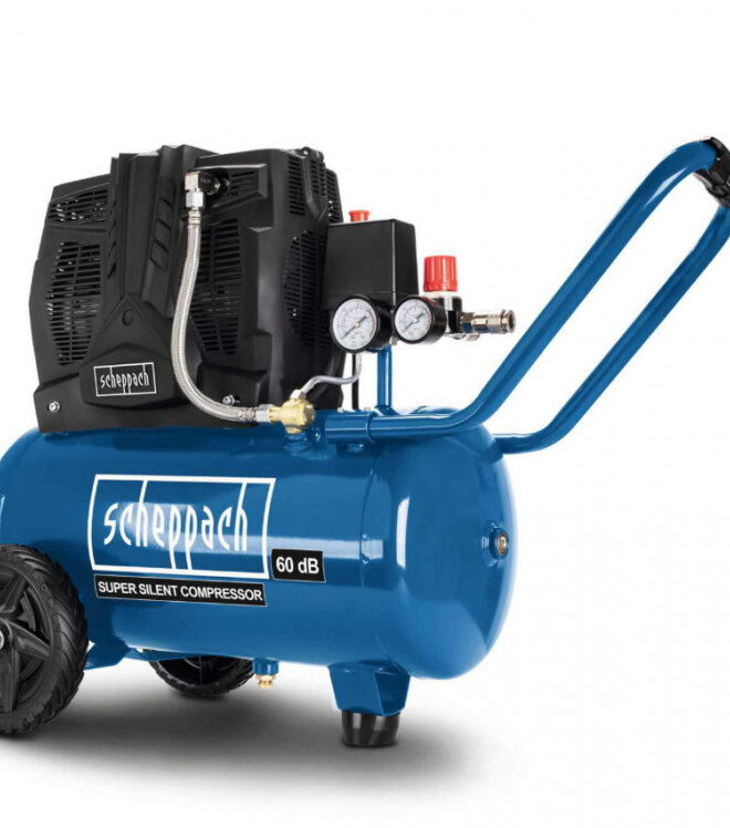 Kompressor õlivaba HC25Si, vaikne, Scheppach