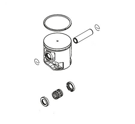 Kolvi komplekt CS-4010, Echo