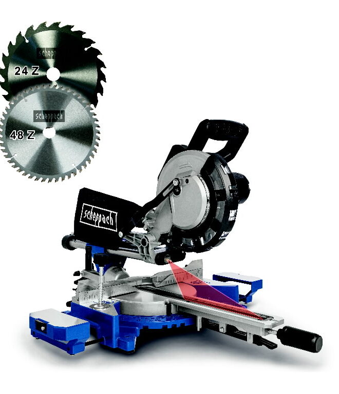 Järkamissaag HM216 + lisasaeketas, Scheppach