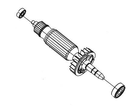Rootori komplekt WX423, Worx