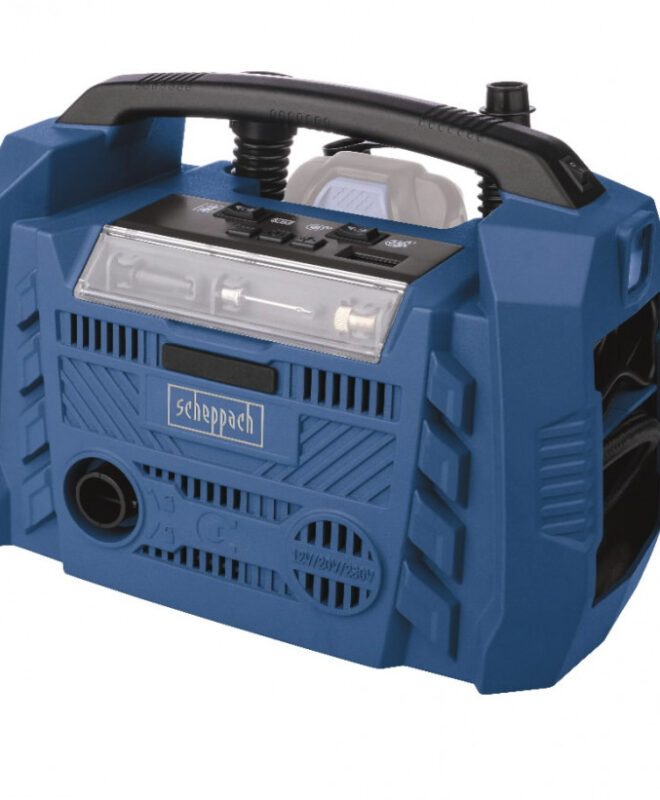 Akuga hübriidkompressor 3in1 Airforce 6, karkass, Scheppach