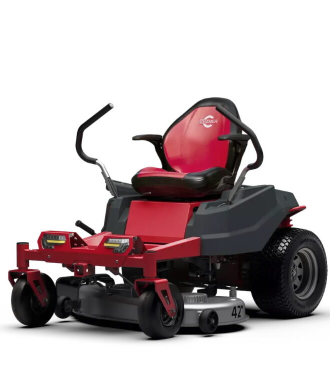 0-pöörderaadiusega elektriline murutraktor 82ZT107, Cramer