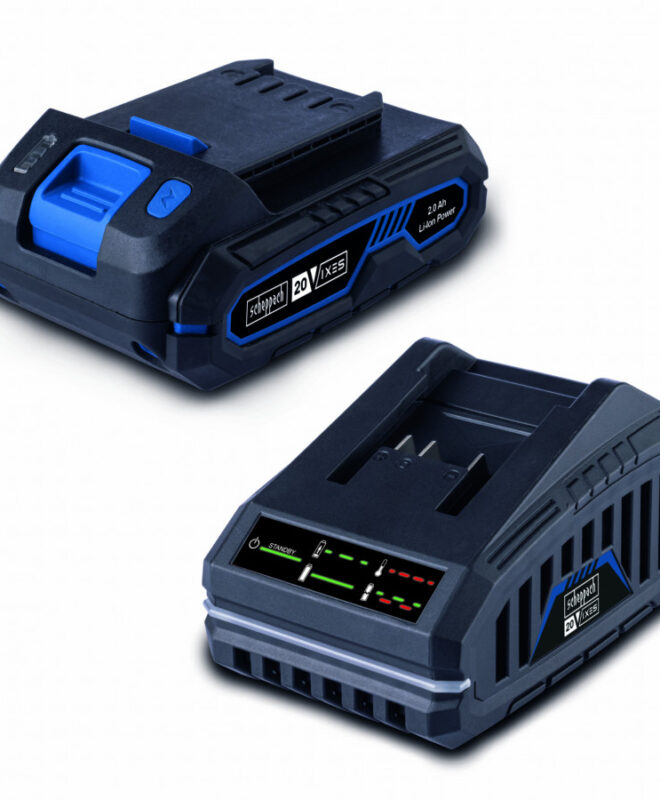 Komplekt SBSK2.0 Starterkit 1: 2,0Ah aku + 2,4A laadija, Scheppach