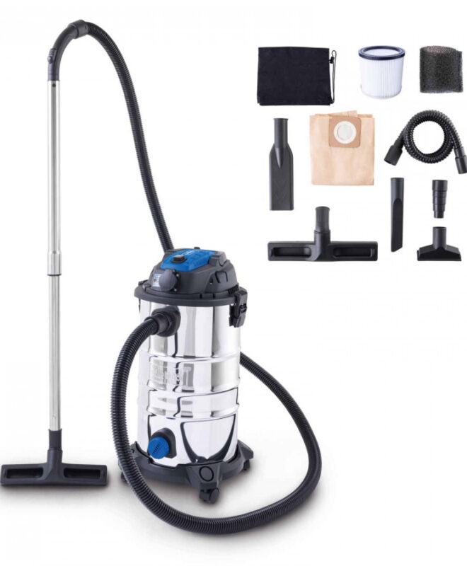 Vee- ja tolmuimeja VC30 Premium, puhumisfunktsiooniga, Scheppach