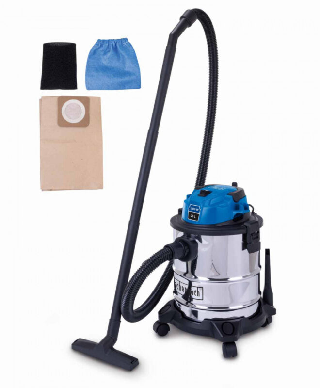 Vee- ja tolmuimeja VC20, puhumisfunktsiooniga, Scheppach