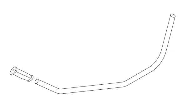 Käepide U-kujuline, alumiiniumist SRM 300, C251, Echo