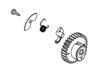 Nukkvõlli hammasratas SRM-3611T/3610T, Echo