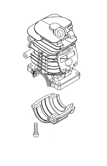 Silindri ja karteri komplekt CS-3410, 335S, Echo
