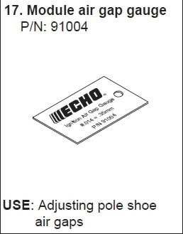 Süütepooli õhuvahe mõõtekaliiber, Echo