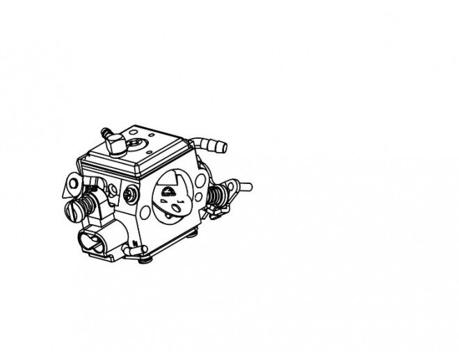 Karburaator membraaniga CS-4310SX, Echo