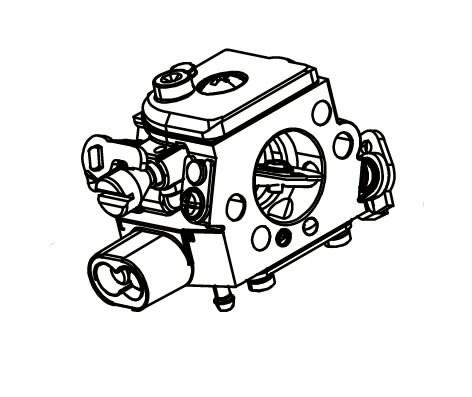 Karburaator membraaniga CS-4010, Echo