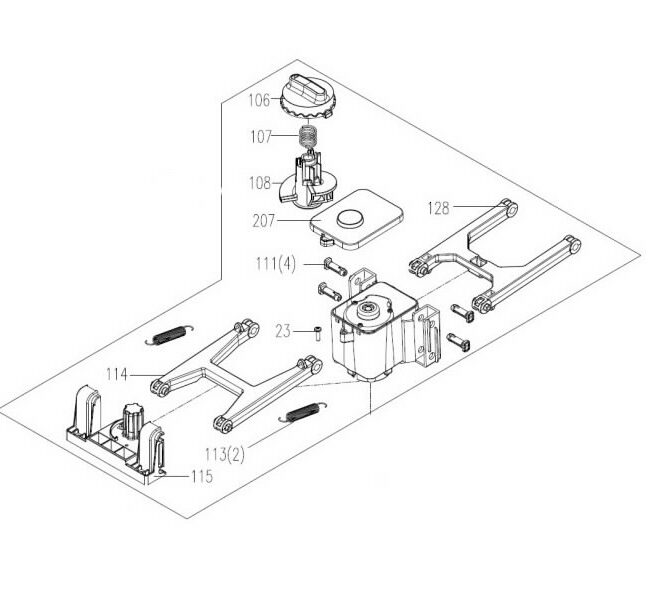 Kõrguse regulaatori komplekt WR147E, WR148E, Worx