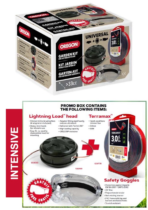 Trimmipea ja tamiili komplekt üle 33 cm3 trimmeritele, OREGON