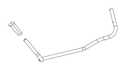 Käepideme komplekt C262TS, SRM-2620ES, Echo