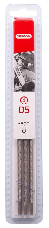 Ümarviilid, 3 tk pakis, 4,8 mm, 3/16", OREGON