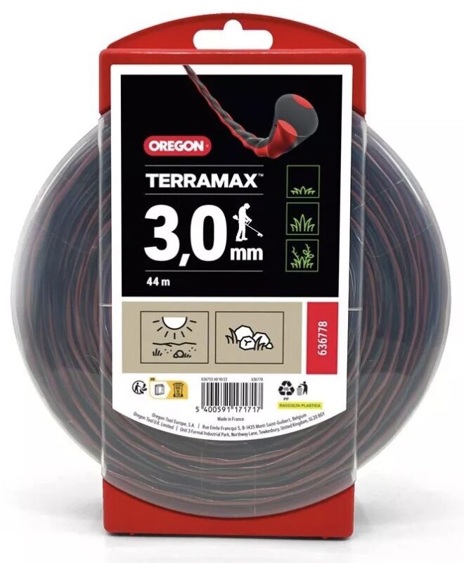 Trimmitamiil Terramax, 3,0 mm, 44 m  poolil, OREGON