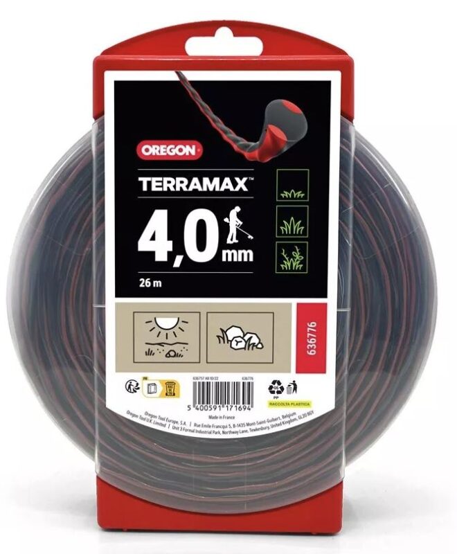 Trimmitamiil Terramax, 4,0 mm, 26 m poolil, OREGON