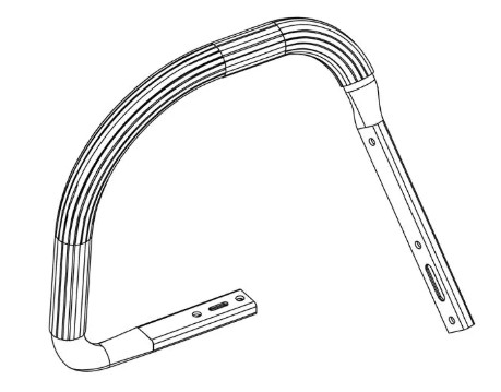 Eesmine käepide CS-4310SX, 431SX, Echo