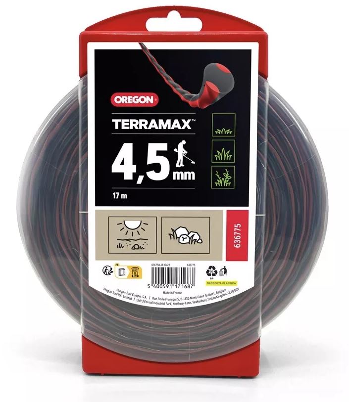 Trimmitamiil Terramax, 4,5 mm, 17 m poolil, OREGON