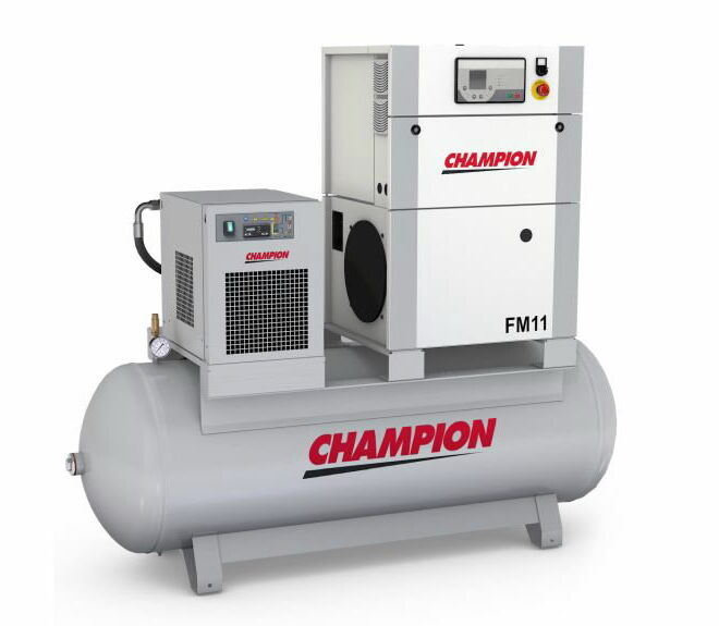 kruvikompressor 11kW FM11/CT/500, Champion