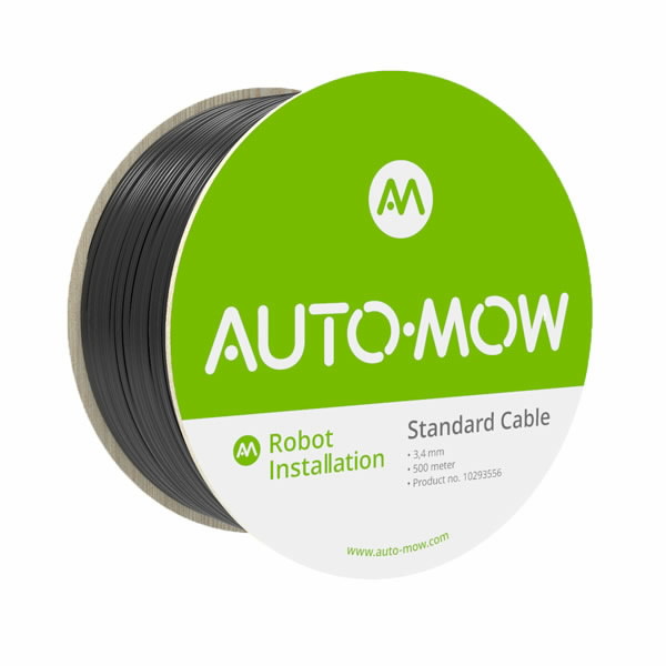 Piirdetraat 3,4mm must 500m, Auto-Mow