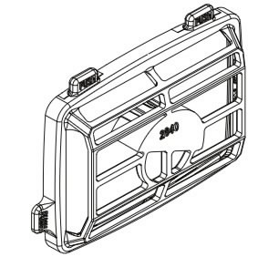Õhufiltri element, nailon CS-3410/3510, 335S, Echo