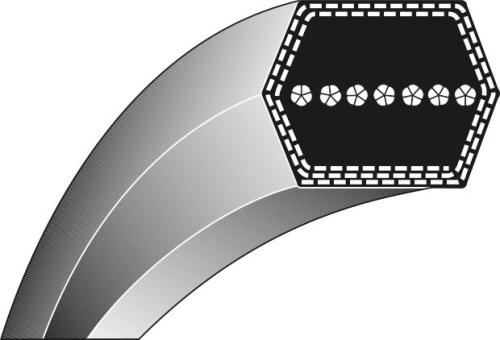 Trapetsrihm AA90 12.7x2286, Ratioparts