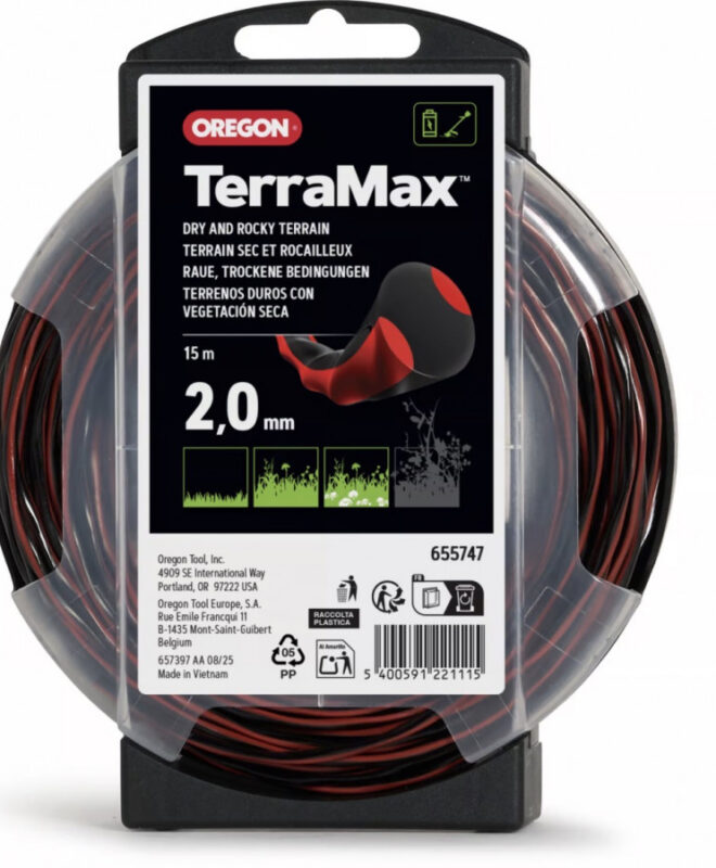 Trimmitamiil Terramax 2,0 mm x 15 m, OREGON
