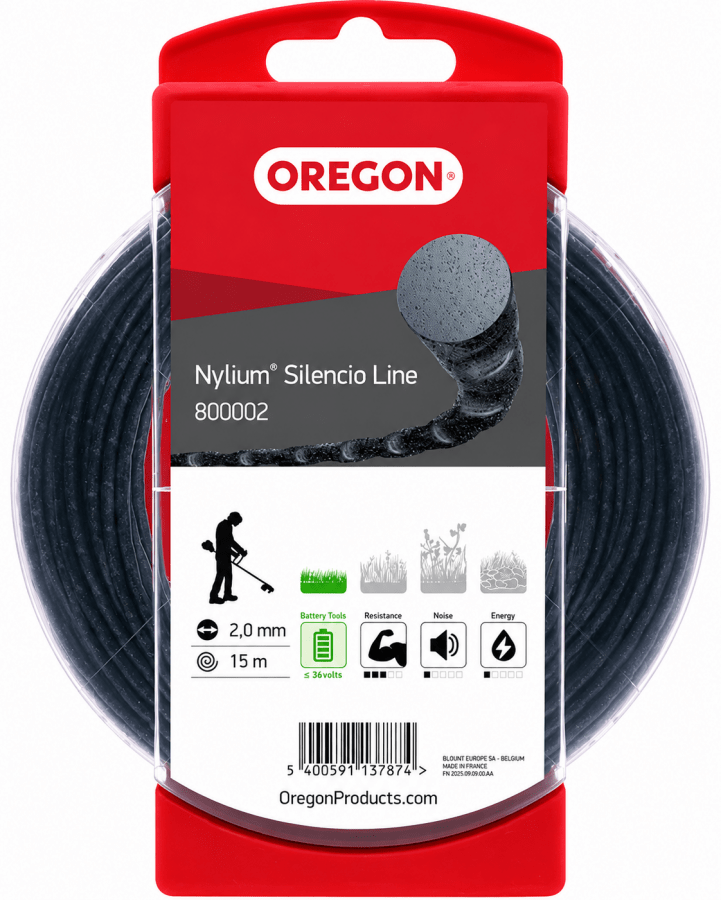 Trimmitamiil Nylium Silencio 2,0 mm x 15 m, OREGON